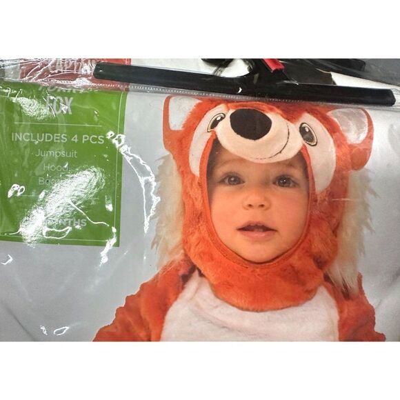Furry Fox Infant 0-6 Month halloween Costume - baby custome NEW - Picture 5 of 8